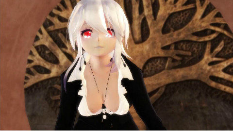 MMD 酒店女经理 OL装黑丝弱音